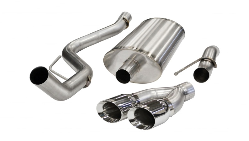 Ford F-150 Raptor Performance Exhaust - CORSA Performance - Sport Cat-Back + Single Side Exit - Polished - `11-`14